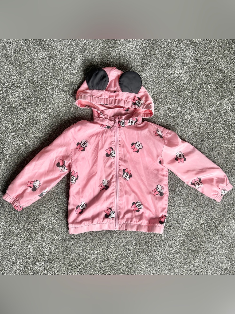 H&M Toddler Minnie Mouse Windbreaker Jacket